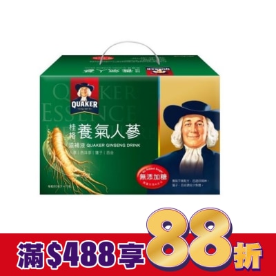 Quaker 桂格 桂格無糖養氣人蔘盒裝19瓶