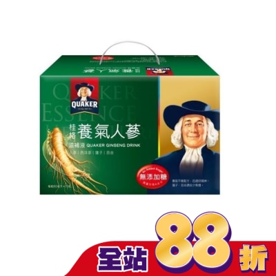 Quaker 桂格 - 桂格無糖養氣人蔘盒裝19瓶