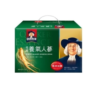 QUAKER 桂格無糖養氣人蔘盒裝19瓶