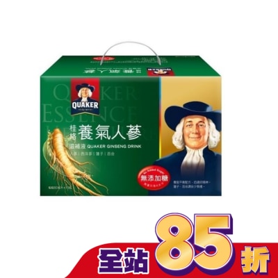Quaker 桂格 桂格無糖養氣人蔘盒裝19瓶