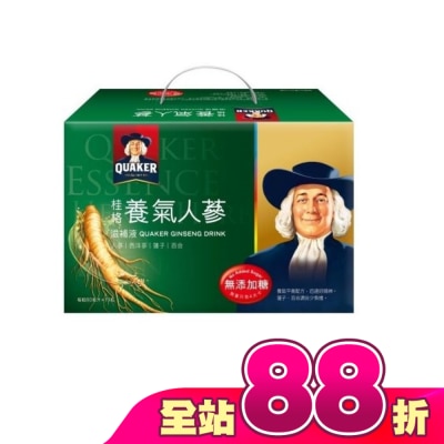 Quaker 桂格 - 桂格無糖養氣人蔘盒裝19瓶