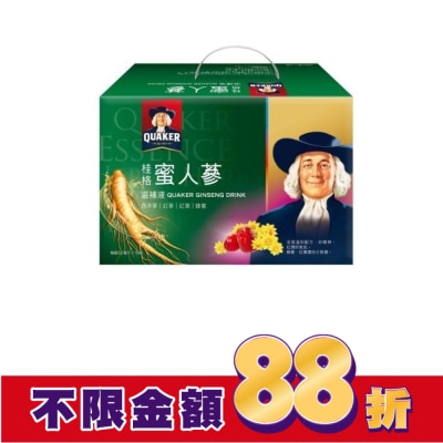 Quaker 桂格 桂格蜜人蔘盒裝19瓶