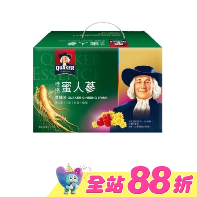 Quaker 桂格 - 桂格蜜人蔘盒裝19瓶