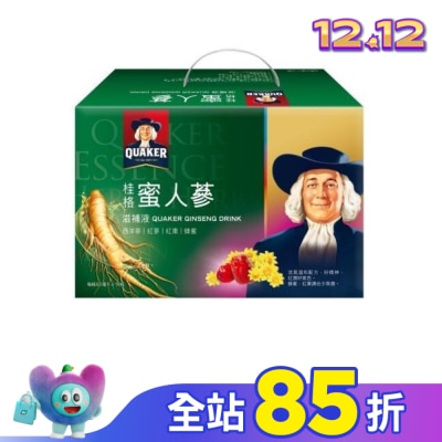 Quaker 桂格 桂格蜜人蔘盒裝19瓶