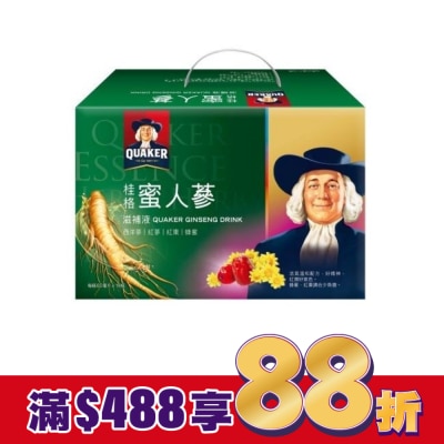 Quaker 桂格 桂格蜜人蔘盒裝19瓶