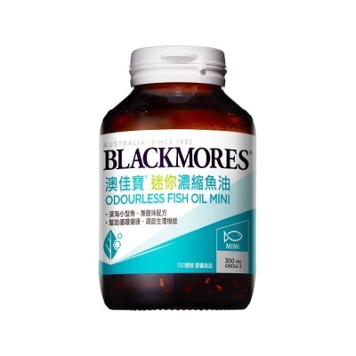 BLACKMORES 澳佳寶 澳佳寶 無腥味濃縮深海魚油 迷你膠囊200顆