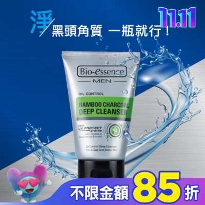 Bio-essence 碧歐斯 Bio-essence 碧歐斯 男仕竹炭控油深層潔面霜