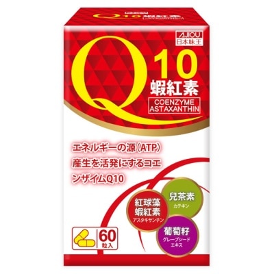 AJIOU 日本味王 - 日本味王Q10蝦紅素膠囊60粒