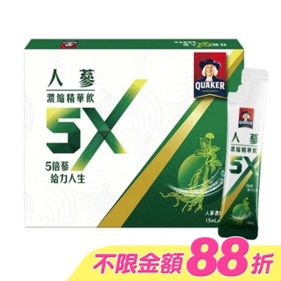 Quaker 桂格 - 桂格 5X人蔘濃縮精華飲盒裝18包
