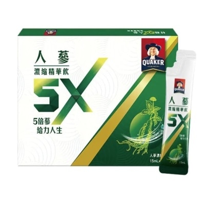 Quaker 桂格 桂格 5X人蔘濃縮精華飲盒裝18包