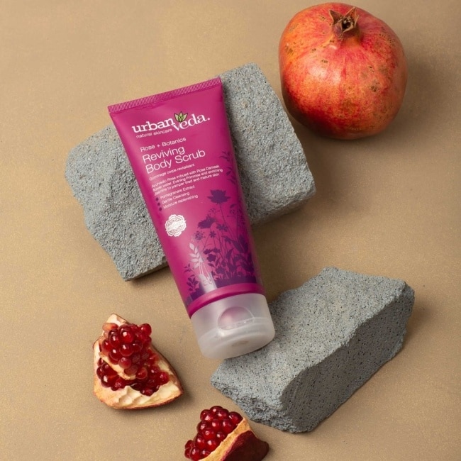 城市吠陀 玫瑰賦活身體磨砂乳200ml