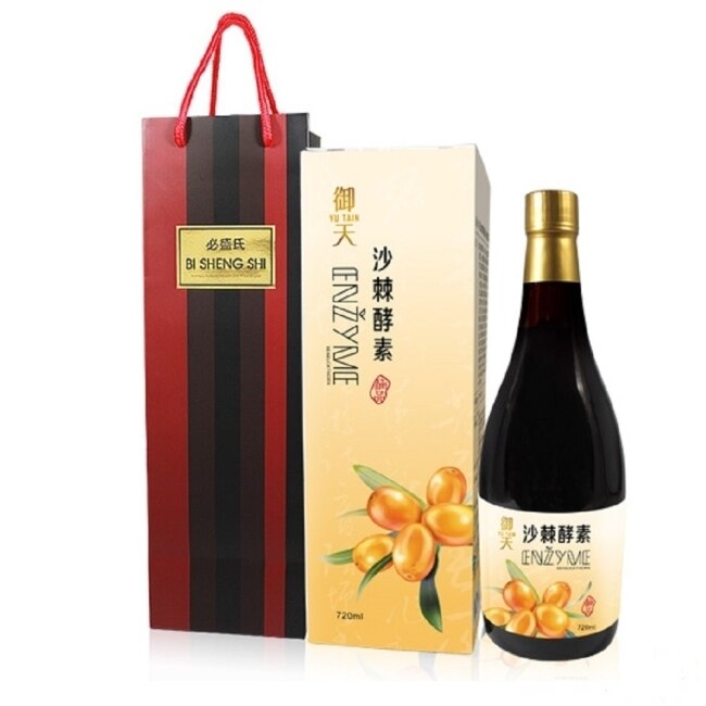 草本之家-御天沙棘蔬果酵素液720mlX1瓶+送提袋