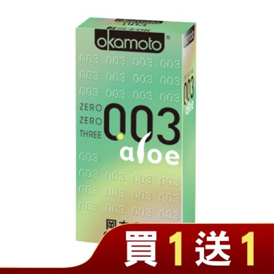 Okamoto 岡本 岡本衛生套 003極薄蘆薈 6入