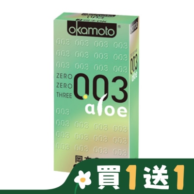Okamoto 岡本 岡本衛生套 003極薄蘆薈 6入