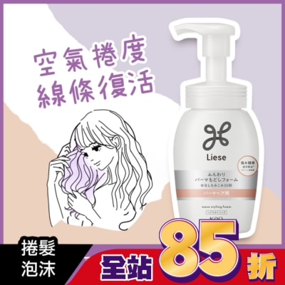 莉婕Liese 莉婕蓬柔捲潤活泡沫200ml