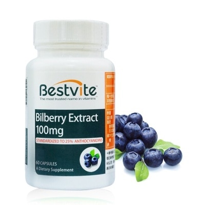 BESTVITE 【美國Bestvite】必賜力山桑子萃取100 mg膠囊1瓶 (60顆)