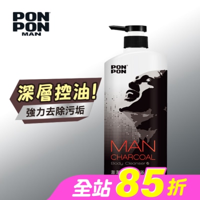 澎澎 PonPon - 澎澎 MAN元氣炭沐浴乳 850g