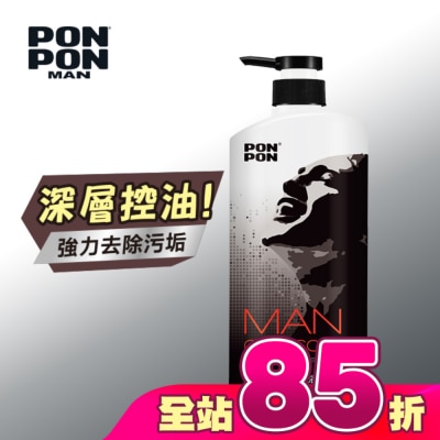 澎澎 PonPon - 澎澎 MAN元氣炭沐浴乳 850g