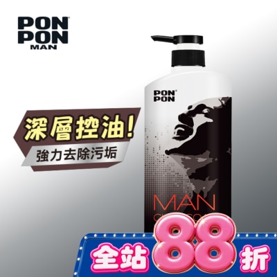 澎澎 PonPon - 澎澎 MAN元氣炭沐浴乳 850g image