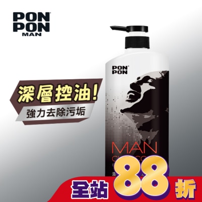 澎澎 PonPon - 澎澎 MAN元氣炭沐浴乳 850g