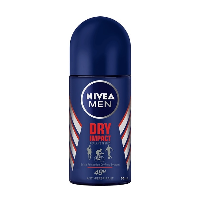 妮維雅 NIVEA 男士止汗爽身乳液 乾適活力系列50ml