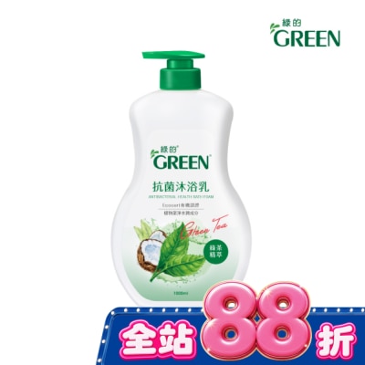 GREEN 綠的 - 綠的抗菌沐浴乳1000ml-綠茶精油-箱購 image