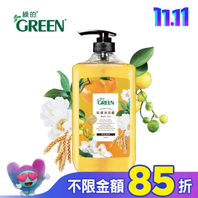 GREEN 綠的 綠的抗菌沐浴露1000ml-橙花燕麥