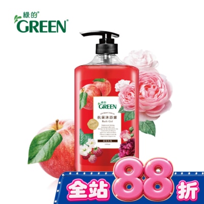 GREEN 綠的 - 綠的抗菌沐浴露1000ml-蘋果玫瑰 image