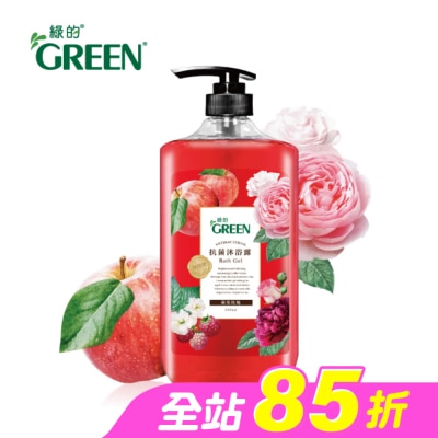 GREEN 綠的 - 綠的抗菌沐浴露1000ml-蘋果玫瑰