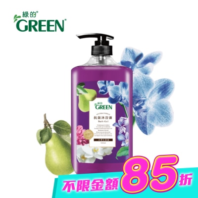 GREEN - 綠的抗菌沐浴露1000ml-洋梨小蒼蘭 image