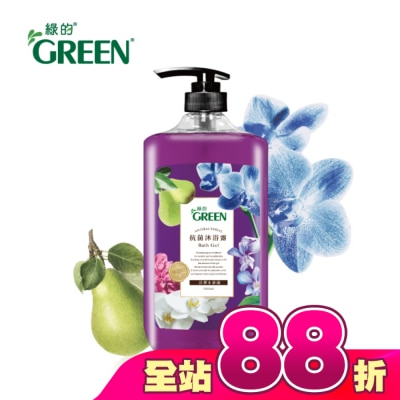 GREEN 綠的 - 綠的抗菌沐浴露1000ml-洋梨小蒼蘭