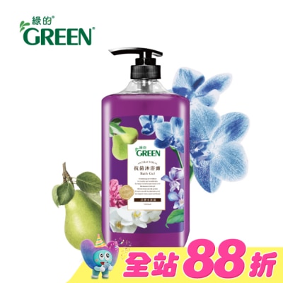 GREEN 綠的 - 綠的抗菌沐浴露1000ml-洋梨小蒼蘭