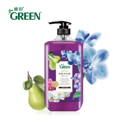 GREEN 綠的 綠的抗菌沐浴露1000ml-洋梨小蒼蘭