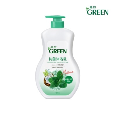 GREEN 綠的抗菌沐浴乳1000ML-檸檬香蜂草精油-箱購