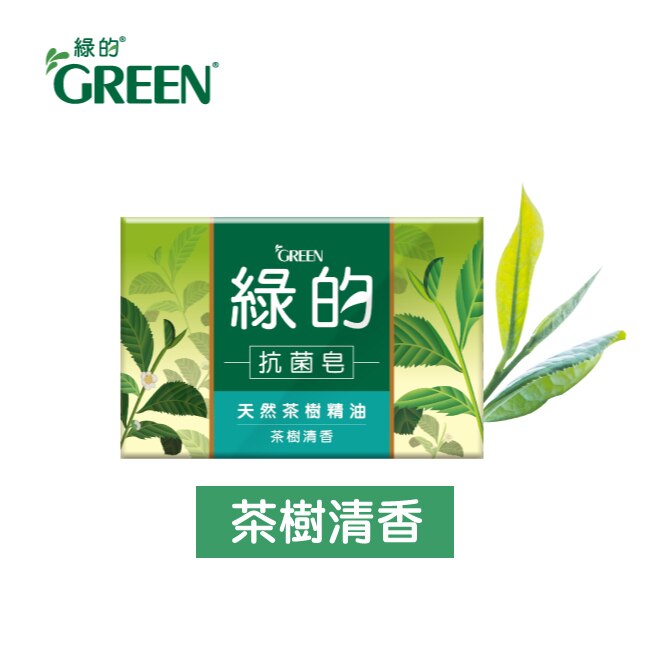 綠的抗菌皂100gX3入-茶樹清香