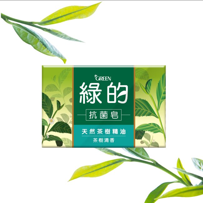 綠的抗菌皂100gX3入-茶樹清香