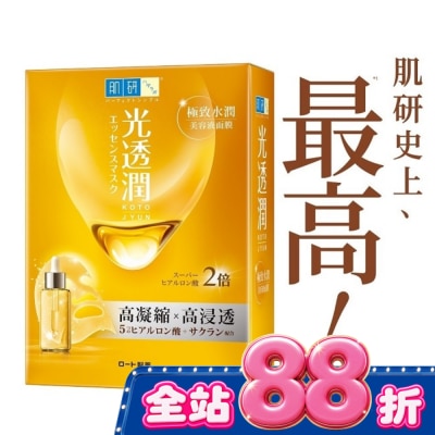 HADALABO - 肌研光透潤極致水潤面膜 6片 image