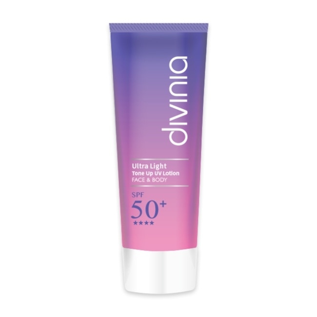 Divinia 零負擔 柔皙提亮防曬乳 SPF50+ 60ml (薰衣草紫)