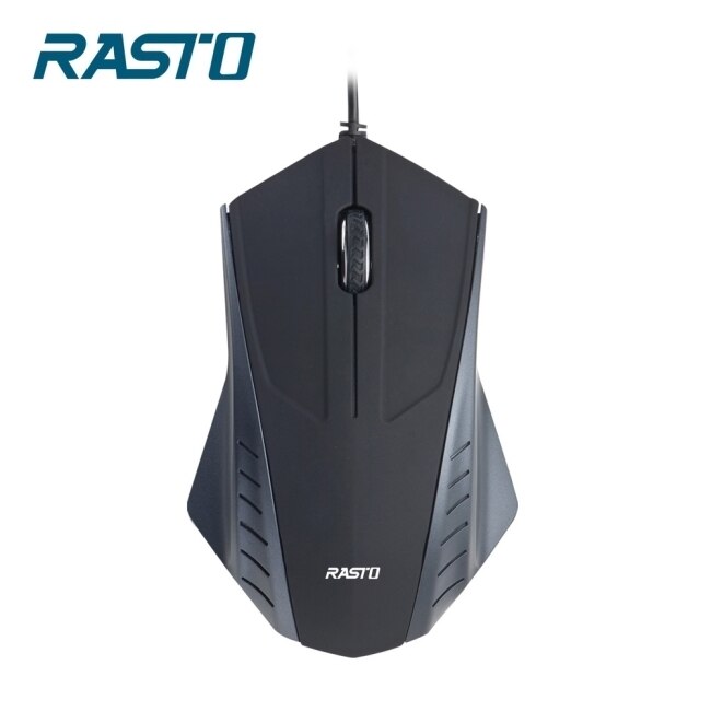 RASTO RM2 翼。超靜音有線光學滑鼠