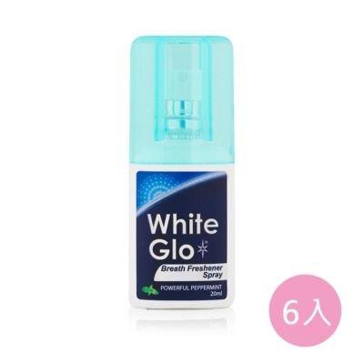 2080 【澳洲White Glo】口腔清新噴霧20mlX6入-箱購