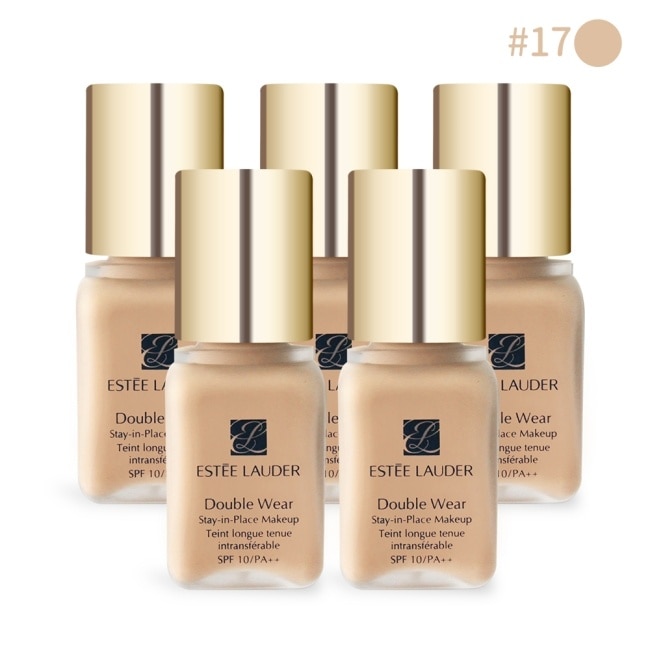 ESTEE LAUDER雅詩蘭黛 粉持久完美持妝粉底#17(7ml)X5-專櫃公司貨
