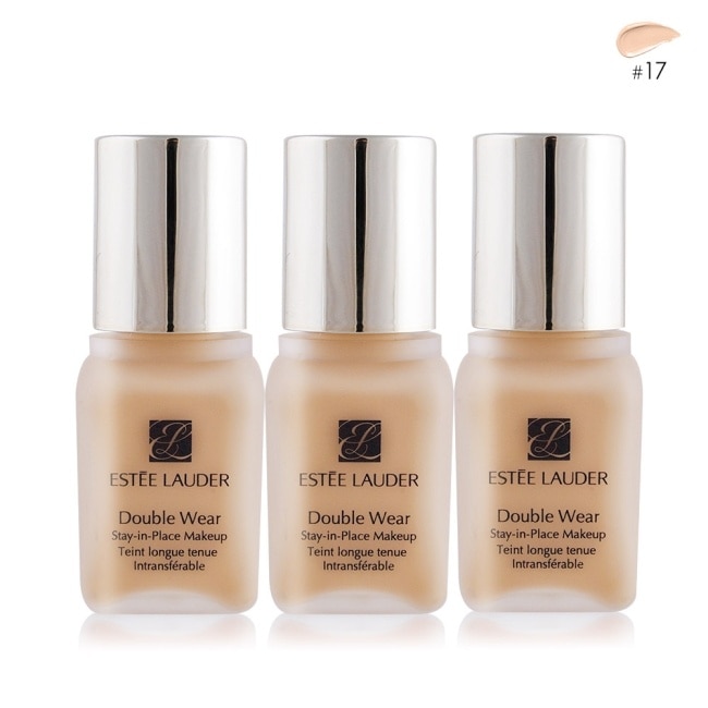 ESTEE LAUDER雅詩蘭黛 粉持久完美持妝粉底#17(7ml)X3-專櫃公司貨