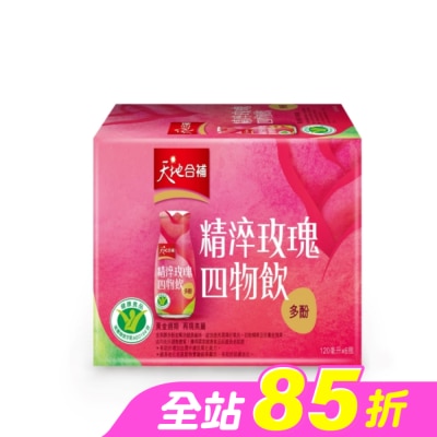 Quaker 桂格 - 天地合補精淬玫瑰四物飲120ml*6入