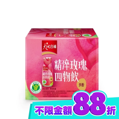 Quaker 桂格 天地合補精淬玫瑰四物飲120ml*6入 image