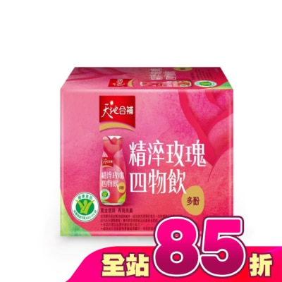 Quaker 桂格 - 天地合補精淬玫瑰四物飲120ml*6入