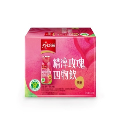 Quaker 桂格 - 天地合補精淬玫瑰四物飲120ml*6入