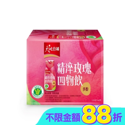Quaker 桂格 - 天地合補精淬玫瑰四物飲120ml*6入