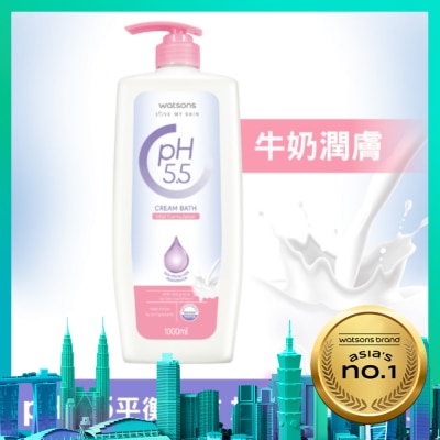 Watsons 屈臣氏 屈臣氏pH5.5潤膚沐浴乳1000ml