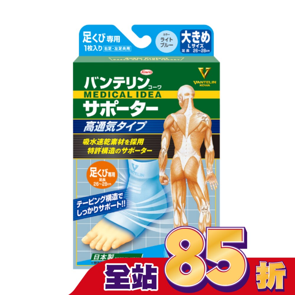 萬特力肢體護具-高透氣型-足踝L