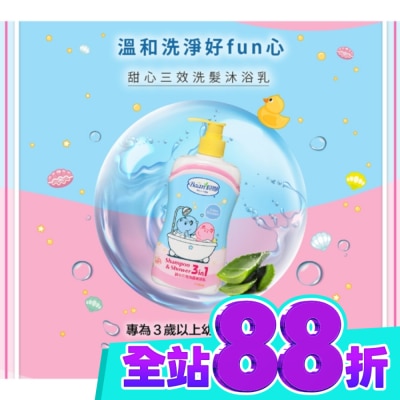 Baan貝恩 貝恩甜心三效洗髮沐浴乳400ml (三合一) image